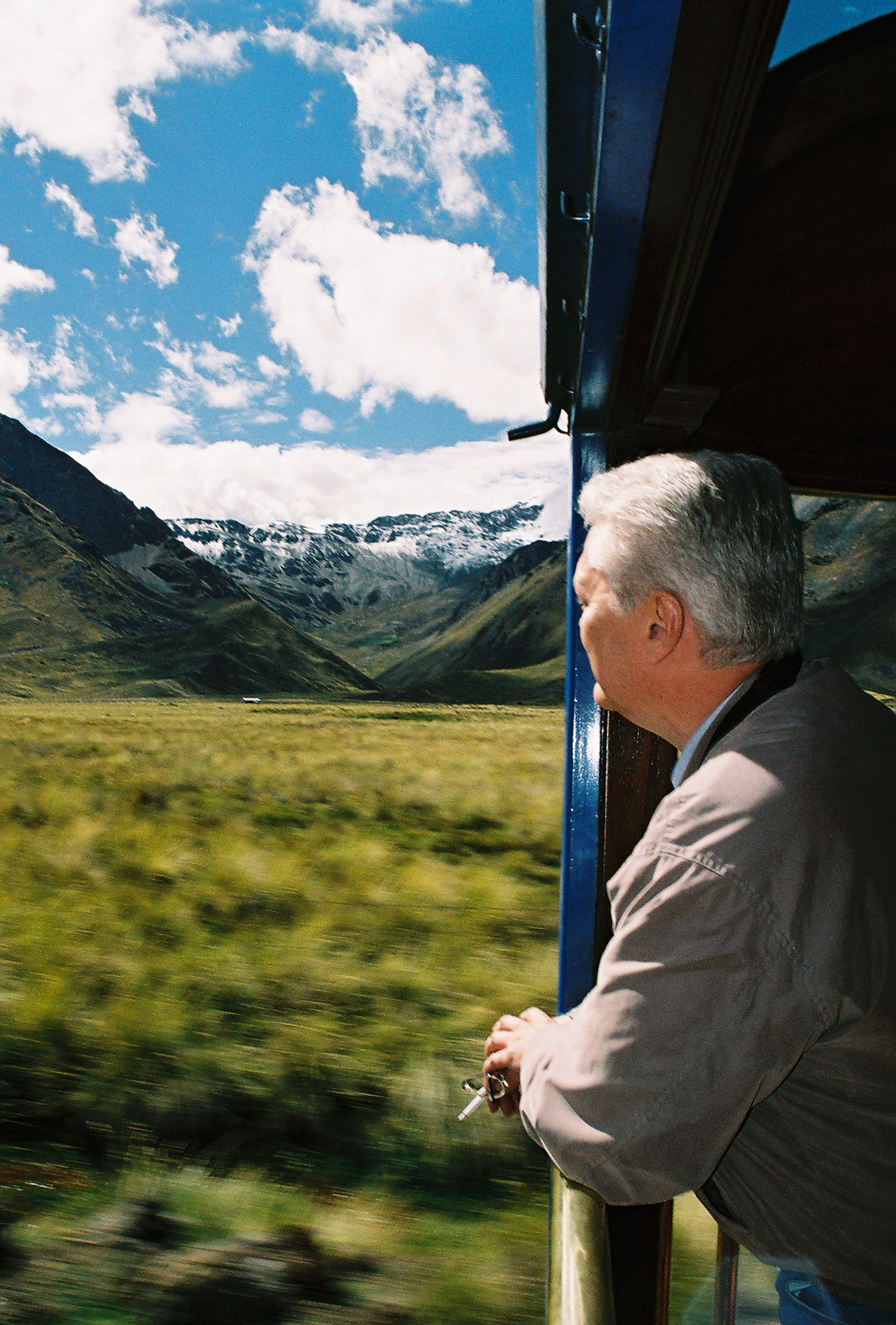 Like its older relative (pictured here), the new Belmond Andean Explorer also boasts an open-air platform. IRT Photo by Eleanor Hardy.