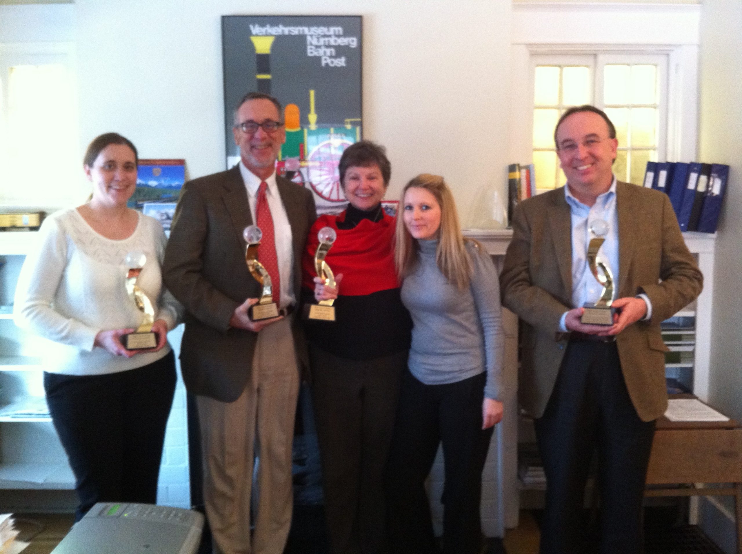 Society of IRT team celebrates with GW Travel