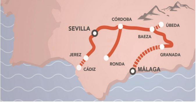 luxury train travel from seville