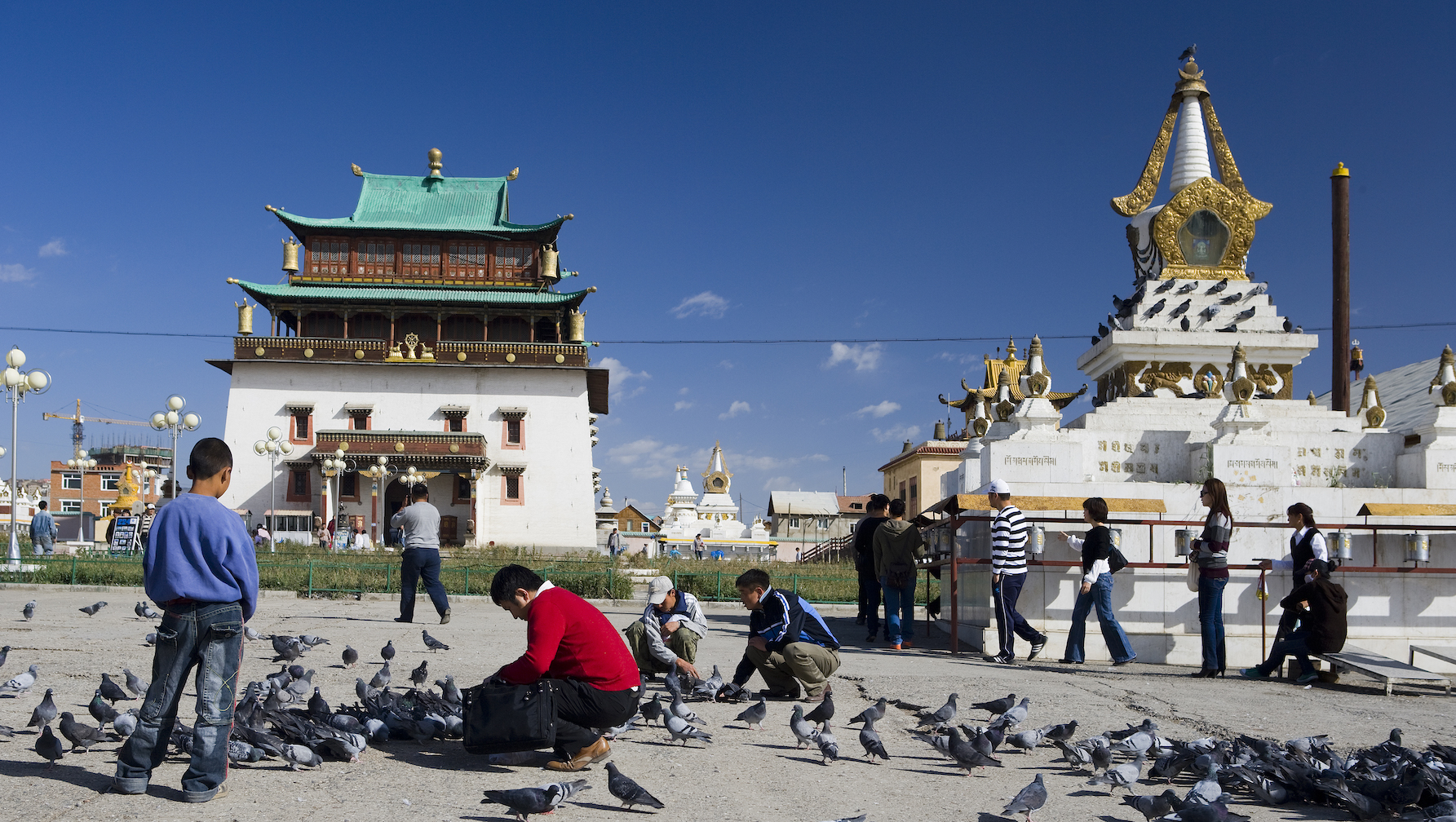 Gandan Monastery, Ulan Baatar Golden Eagle