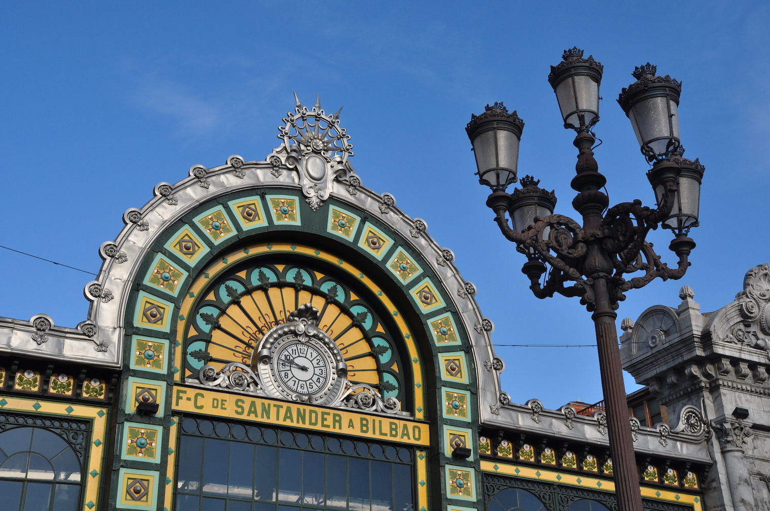 Bilbao train station on El Transcantábrico Gran Lujo: Santiago-San Sebastián Luxury Train journey