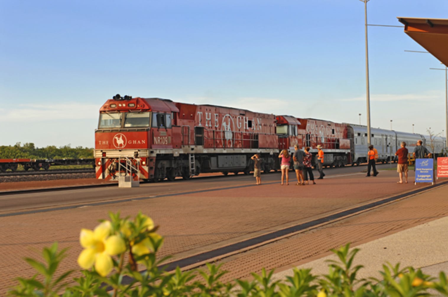 The Ghan at The Darwin Terminal, Northern Territory on the Luxury Down Under journey