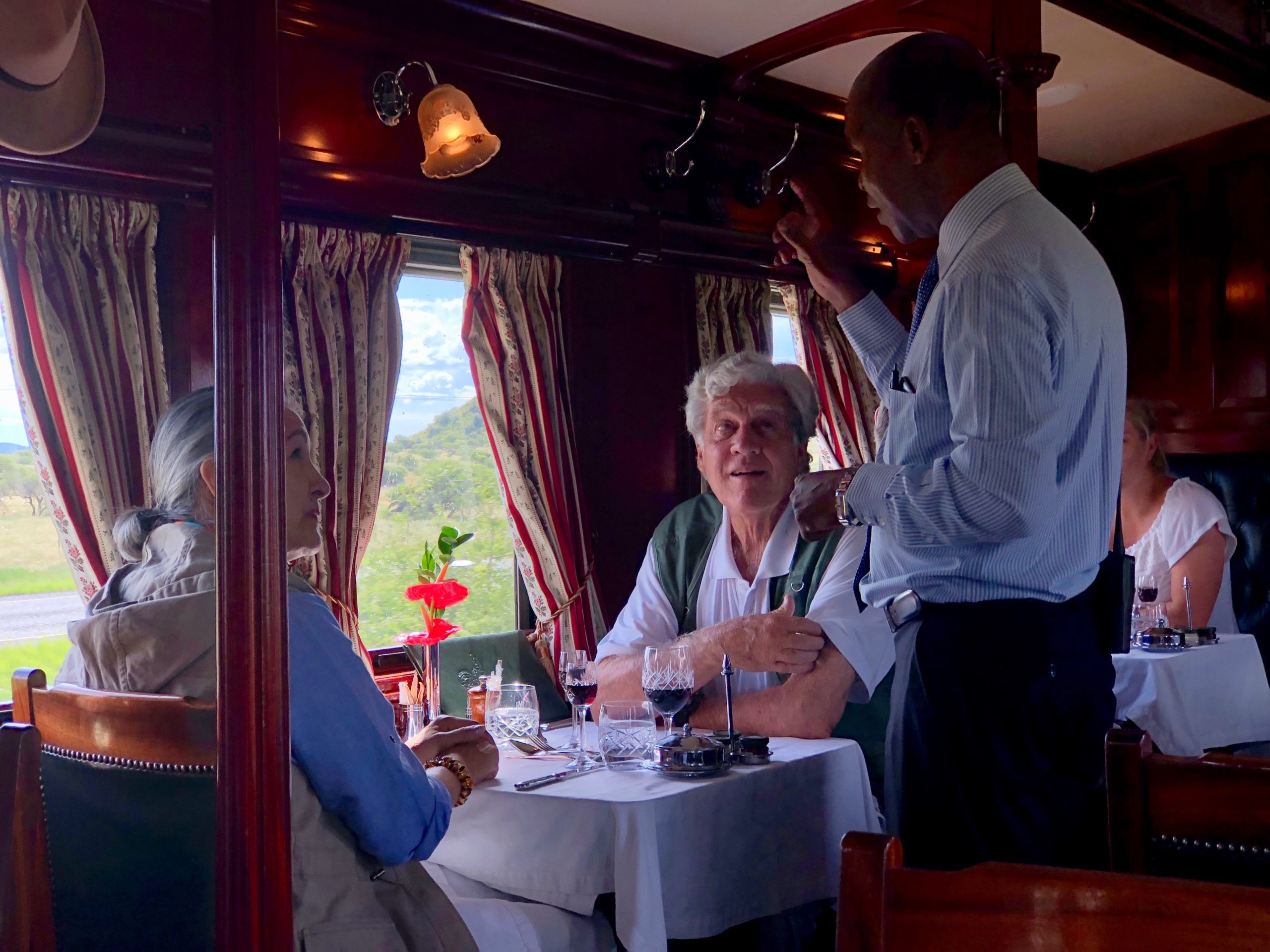 Carmen and Robert talk to Joe at lunch.jpg