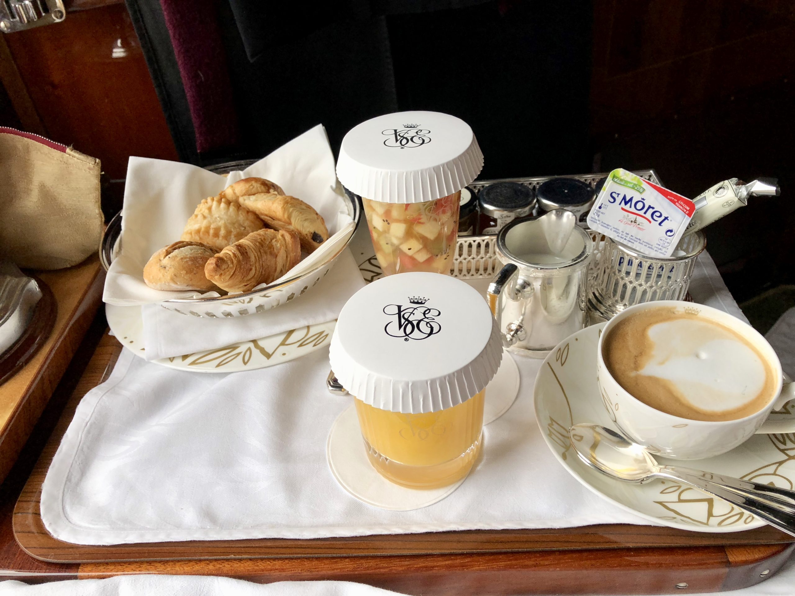 Breakfast served in the cabin. - Picture of Venice Simplon-Orient