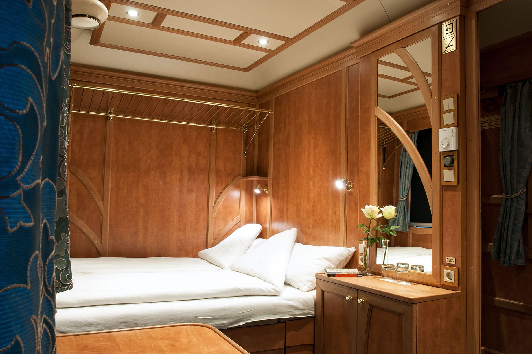Golden Eagle Danube Express bedroom interior