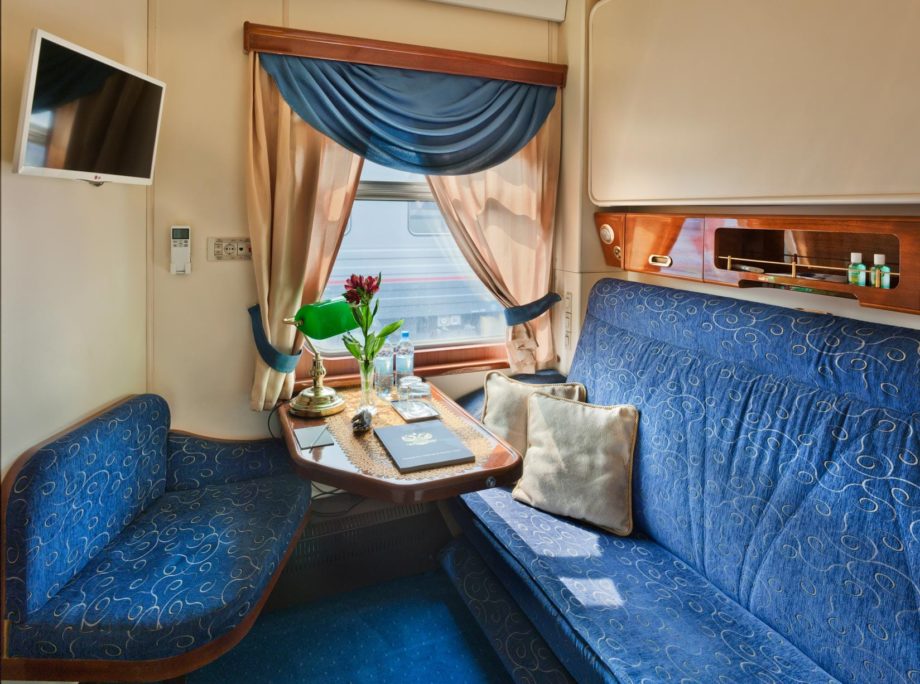 The Golden Eagle Gold Class cabin daytime
