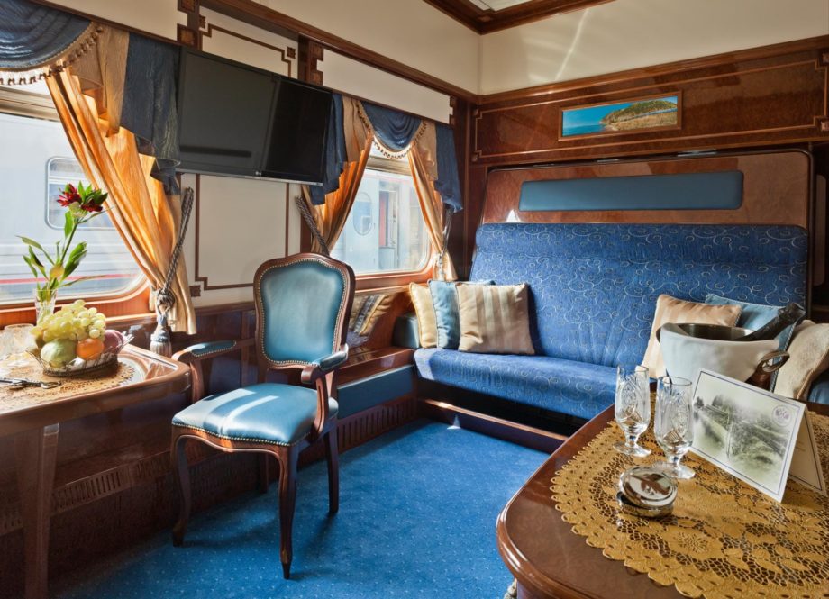 Imperial Suite on the Golden Eagle train