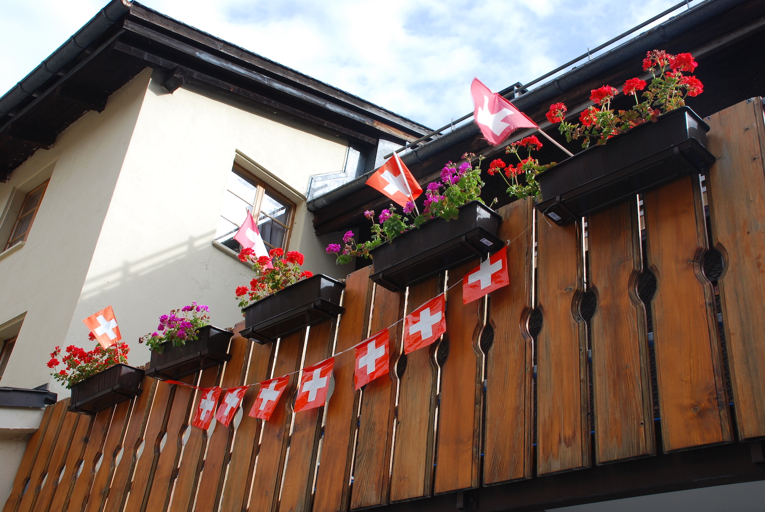 Switzerland flower boxes