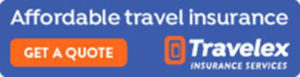 Travelex insurance blue and orange logo