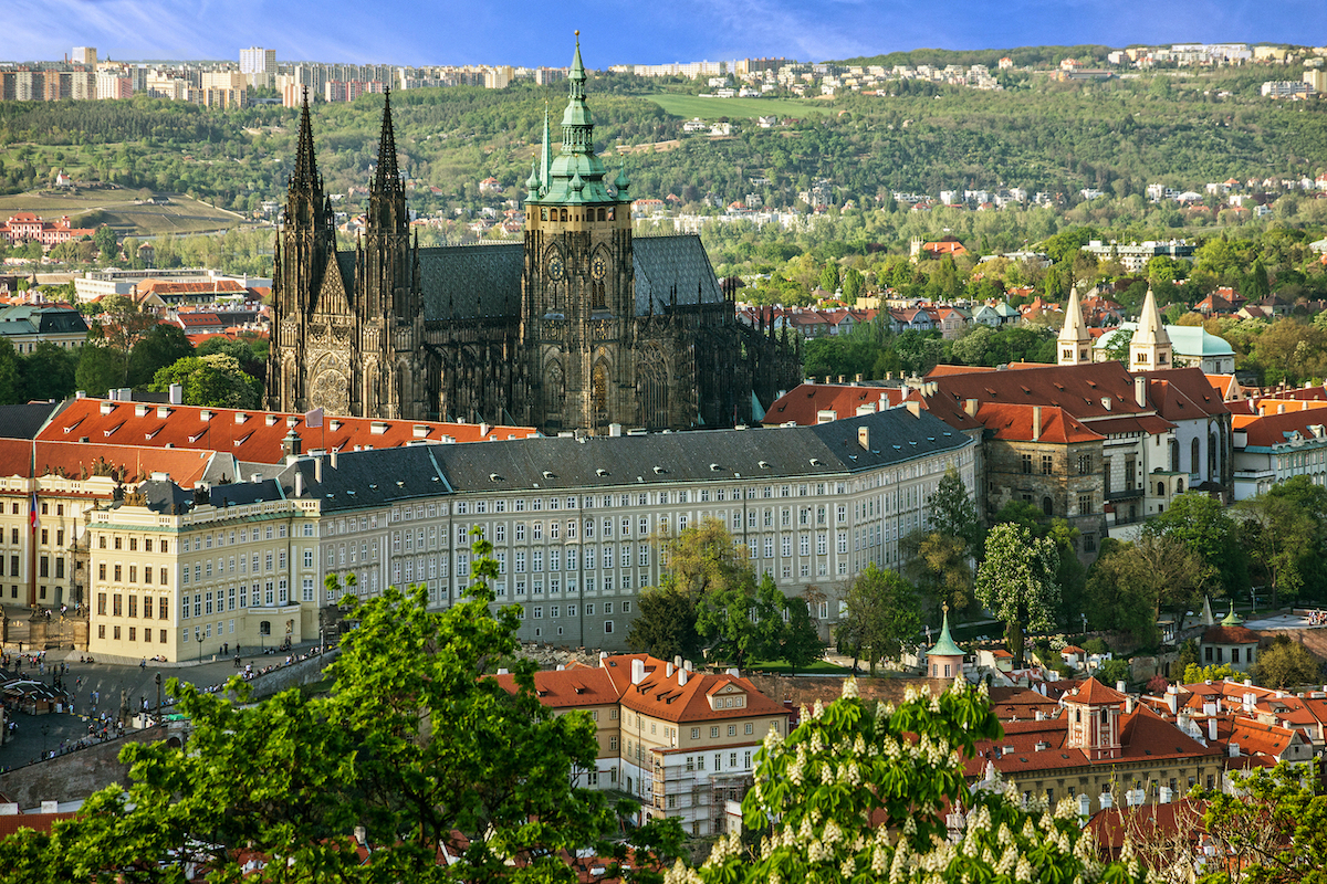 Prague Castle, as visited on the Central European Classics journey.