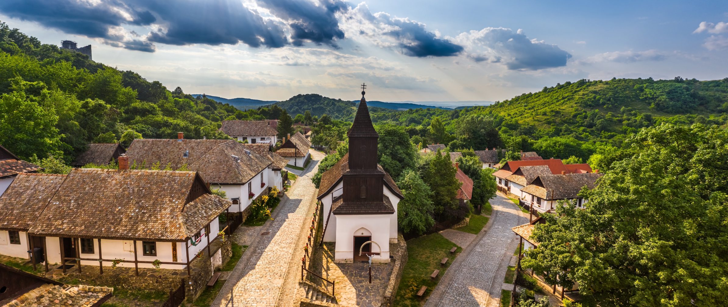 Holloko, Hungary city view.